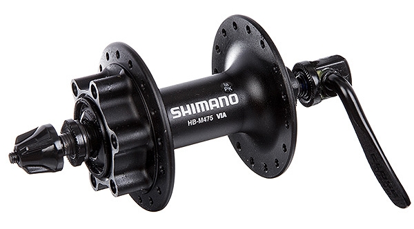 Butuc fata SHIMANO HB-M475-L, 36H, 133 mm photo 1